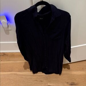 Rails Black Shirt Dress
